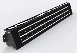 LED Solar Outdoor Light Pattern Light Middle Wall Washing Light Garden Landscape Decoration