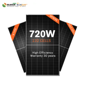 EU certified 720W Bifacial