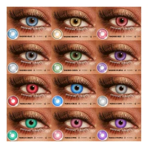 EYESHARE Lentes De Contacto Crazy Lens Color Cosplay Red Contact Lenses for Halloween Soft Hardness Lenses Sharingan Eye Lens