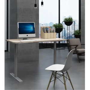 Sit and Stand Adjustable Height Work Station Laptop Stand Legs Table Jc35ts-R12r-Th