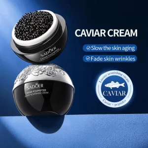 SADOER Organic Caviar Peptide Facial Cream-Anti-Aging Repair &amp; Moisturizing Night Tightening Daily Care for All Skin Types
