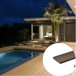 Weather Resistant High Quality Pollution-Free Waterproof Coextrusion Technology WPC Decking Floor for Outdoor