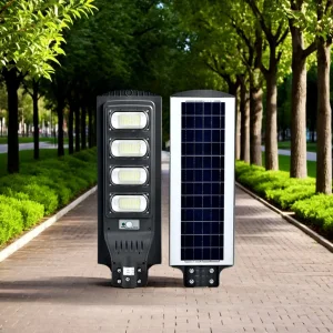 50W 100W 150W 200W Iluminação de Rua Solar LED Integrada Tudo em Um