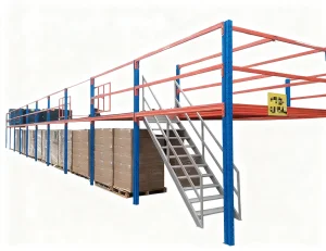 Custom Industrial Mezzanine Racking System