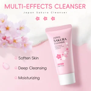OEM Facial Cleanser 50g for Men Niacinamide Hyaluronic Acid Vitamin C-Moisturizing Pore-Cleansing Hydrating Skincare Products