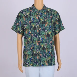 Resort Hawaii Print Men Summer Shirt Wholesale All Over Beach Custom Shirts Leisure Floral Beautiful Shirts