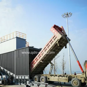 Quick Loading Truck Discharging Mobile Apron Feeding System
