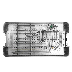 CANWELL Manual Titanium Orthopedic Trauma Instrument Set for Large Fragment Locking Plating System Bone Fixation Surgery