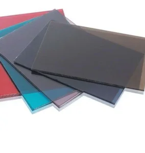 Colorful PC Roofing Sheet Plastic Solid Flat Polycarbonate Sheet