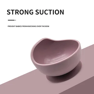 Custom Silicone Baby Feeding Bowl