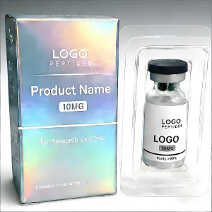 Custom Printing Single 3ml Vial Box With Hologram Labels And Plastic Tray Pept1 Label 3ml Vial Packaging Set With Your Logo