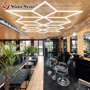 Factory ST6103 Auto Detailing LED Lights Easy-to-Install Giant Snowflake Car Showroom Garage Office Hotel Landscape IP65 AC