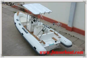 Funsor FRP Inflatable Yacht with Outboard Engine