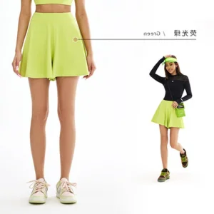 Conjunto de roupas femininas de tênis, saia curta, colete esportivo justo, roupas de yoga, blusa respirável para corrida e fitness, atacado