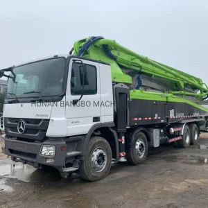 Actros 4141 56 Meter Concrete Pump Truck Used Construction Machinery Concrete Placing Boom Used Truck Mounted Concrete Pump Beton Zoomlion Pump Truck