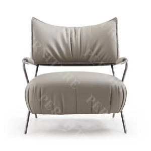 Elegant Lounge PU Microfiber Chair for Stylish Home Living Rooms Hotel Bedroom Office Furniture Cbm: 0.662, Fob Shenzhen