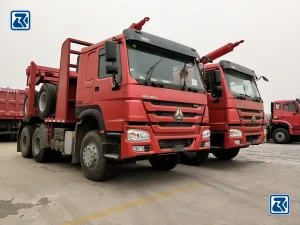 HOWO 6X4 Tractor 400HP Logging Truck Logging Trailer Truck Wooden Vehicles Wooden Truck