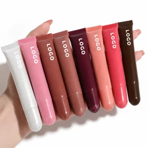 5piece Custom Logo Hydrating Liquid Lip Balm High Shine Non-Sticky Long-Lasting Waterproof Moisturizing Vegan Private Label