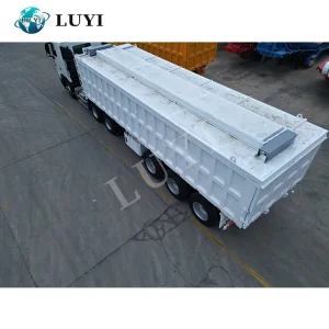 Dump Remote Control Closed Compartment Grain Transport Dump Semi-Trailer
