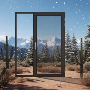 Bathroom Casement Door