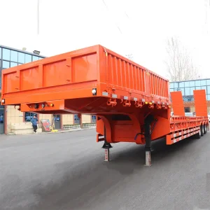 3 Axle Low Bed Semi Trailer