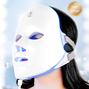 Portable 7-Color LED Red Infrared Light Therapy Mask US/ZA Photon Beauty Device