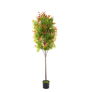 Red Green Artificial Plants