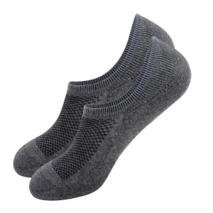 2024 New Design Low MOQ No Show Knitted Polyester Custom Mens Cotton Athletic Sports Socks