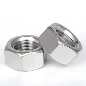 Aço Carbono M8 M10 M16 Grau 4.8 8.8 10.9 12.9 DIN 934 Porca Hexagonal