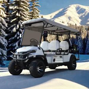 Solar Powered 72V Mini Electric Golf Carts Electric 6 Seater for Sale