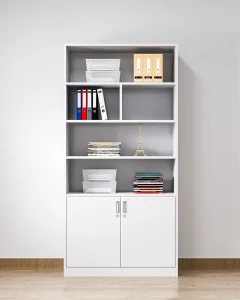 Rust-Proof Glass Door Office File Cabinet