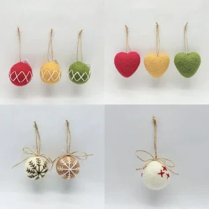 Wholesale Festive Woollen Christmas Ornaments