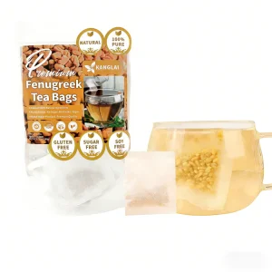 Natural Fenugreek Seed Herbal Tea Bags 180g 60 Sachets 3g Per Bag Caffeine-Free Infusion For Daily Rituals