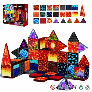 CBTOYS Educational STEM Toys 3.75CM Mini Magnetic Tiles Travel Set for Kids Factory OEM Customized Service