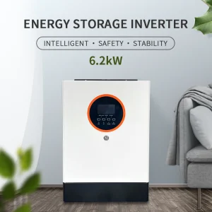 Hybrid Solar Inverter MPPT DC 48V 230V AC 6200W off-Grid Power Inverter