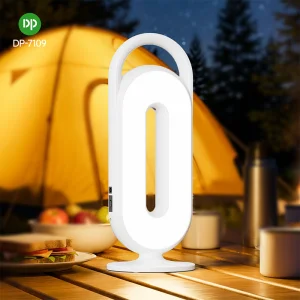 SMD LED Rechargeable Ring Emergency Light Camping Light Night Light Touch Switch Solar Charging with Handle