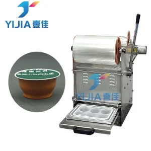 Custom Manual Heat Seal Tray Sealing Packaging Machinery Take-away Meal Box Sealing Machine