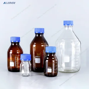 Borosilicate Glass Chemical Reagent Media Bottle
