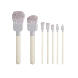 Unique Professional Painter Soft Synthetic Wood Handle Makeup Brush Set