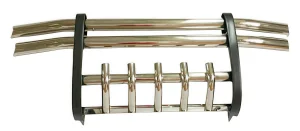 Parachoque de Aço Inoxidável GS-0956V com Protetor de Grade para Toyota Hilux VIGO 2005-2009