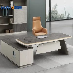 L Shape Modern Style Manager Office Luxury Boss Table Office Furniture Director Desk