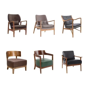Modern Metal Accent Lounge Chair