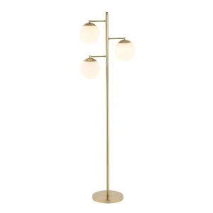 Modern Brass Gold Art Deco Floor Lamp