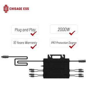 Micro Solar Inverter 220V 230V 2000watt Wechselrichter MPPT Tracking Grid Tie Inverter for Balcony Solar System