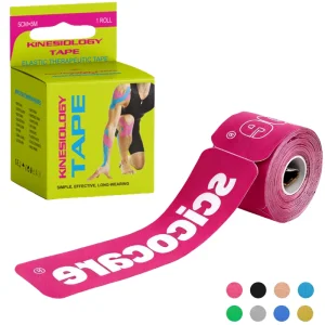 OEM Pre-Cut Athletic Elastic Kinesiology Tape for Muscle &amp; Joint Support CE Certified