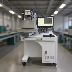 High-Speed Optical Lens Tagging System with Dual-Flow Xy Platform