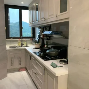 Modern Matte Finish Wooden Kitchen Cabinet Chinese Factory Wholesale Home Furniture