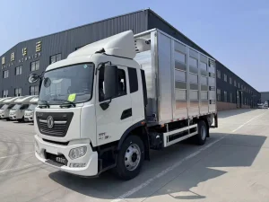 Livestock Transport Truck for Pigs and Cows-Custom Box Sizes, Air Conditioning &amp; Filter Monitoring