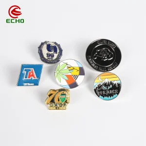 Custom Logo Nurse Name ID Metal Badge Blank Suit Lapel Pin Flag Badge