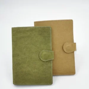 Soporte de pasaporte de papel kraft biodegradable y lavable, billetera para entradas de lujo